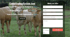 Desktop Screenshot of cattletradingsystem.com