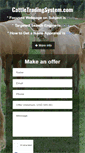 Mobile Screenshot of cattletradingsystem.com